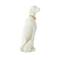 10" Cream Sitting Dog Sculpture with Gold Collar
